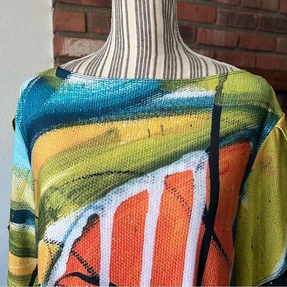 NWT Le Galeriste Tropical Dreams Dress by Keri Robinson Sz L - Picture 3 of 9